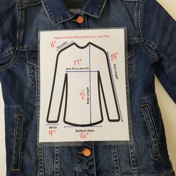 BLANK NYC Blue Denim Jacket In Diet Pill XS - Picture 16 of 16